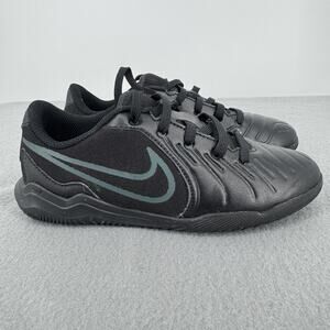 Nike Jr Tiempo Legend 10 Club IC Youth 2Y Black Indoor Soccer Shoes DV4354-002